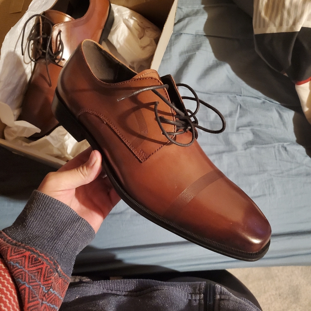 Kenneth Cole Reaction Pure Hearted Brown Mens Shoe